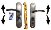 Ручки на китайскую дверь Master Lock ML-200 - R Ellipse Boadean