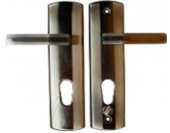 Ручка сплошная на планке для китайских дверей PANDOOR-Эконом (правая) Boadean