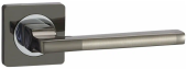 Ручки дверные ЦАМ Vantage V53BN/CP (чёрный никель/хром)