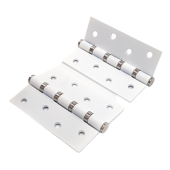 Петля PUERTO 100-4S FH SW/CP (супер белый/хром)