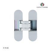 Петля дверная скрытая H.10.02 Матовый хром PORTA DI PARMA