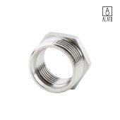 Футорка НР-ВР, никелированная, 0122-2520, 1" х 3/4" (1" х 3/4")
