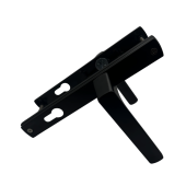 Ручки дверные алюминиевые на планке Vantage V2-85BL (черный RAL 9005)