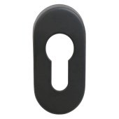 Накладка для ц/м СТАНДАРТ 0900 SS BLACK ЧЕРНАЯ INOX нержавеющая сталь (100,5)