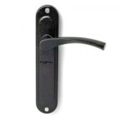 4.630.КАПЛЯ.МА Ручки фалевые КАПЛЯ, под сувальдный механизм, медный антик, 42 мм