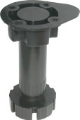 Опора кухонная регулируемая H 95-130 пластмасса (50) 