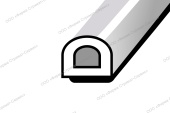 WINDOOR-54 (белый)  50м 12*10мм уплотнитель (6шт/уп)