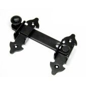 Щеколда малая Noez ЩМ-120-SL (черный матовый)