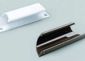 Ручка балконная (С-образная) полимер (бронза металлик)