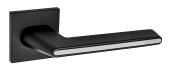 Ручка дв. PUERTO SLIM AL 556-03 B/W "Романо" (черный - белый)