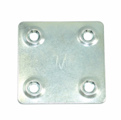 Пластина крепежная ПК 48*48*1,2 цинк (300) мт