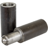 Петля гаражная с шаром 25*130 (впрессованный шар) 16