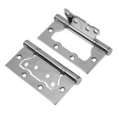 Петля накладная RENZ 100-2BB FH CP (хром блестящий)