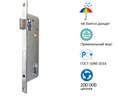 Замок врезной 850 85/35/8 F=16 прям, мат. нерж. ст.