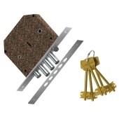 Замок врезной Герион ЭТАЛОН РЗ (б/р) левый