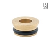 Адаптер «евроконус–плоскость» латунный, 0136-1515, 1/2" EK (1/2" EK)
