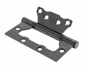 Петля накладная RENZ 100-2BB FH B (черный) без врезки