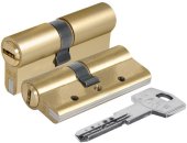 Цилиндровый механизм KALE KILIT 164DBNE 30+10+50:90mm,BP,5K,STB,к-к