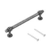 Ручка-рейлинг 7702-128-AS 128MM Античное серебро