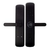 Ручки на планке электронные Apecs Smart HPE-8001-BLM (TTLock, WiFi, FP)