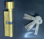 Европрофильный цилиндр ABUS D12R430 ключ/вертушка 50-40 (90 мм) MS (5 key)