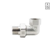 Американка угловая ВР-НР, никелированная, 0133-1515, 1/2" (1/2")