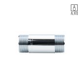 Удлинительный бочонок НР-НР, хромированный, 0126-2508, 1" х 80 мм (1" х 80 мм)