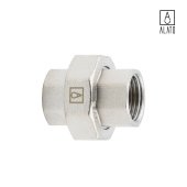 Американка прямая ВР-ВР, никелированная, 0130-2525, 1" (1")