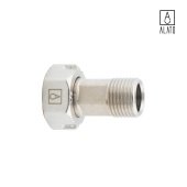 Американка с накидной гайкой НР-ВР, никелированная, 0135-2020, 3/4" (3/4")