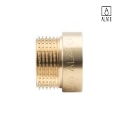 Удлинитель ВР-НР, латунный, 0124-2510, 1" х 10 мм (1" х 10 мм)