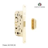 Защелка врезная магнитная под фиксатор PORTA DI PARMA Polaris M.01WC.06 Полированное золото