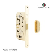 Защелка врезная магнитная под фиксатор PORTA DI PARMA Polaris M.01WC.06 Полированное золото