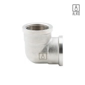 Угольник 90° ВР-ВР, никелированный, 0106-2020, 3/4" (3/4")