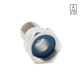 Американка с накидной гайкой НР-ВР, никелированная, 0135-1515, 1/2" (1/2")