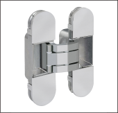 Скрытая петля Eclipse 2.2 с декор. накладками, универсальная, 110х30х20, мат.хром (E302008534640) (0/0)