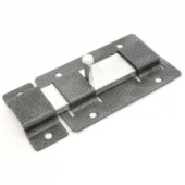 Задвижка дверная ЗД-02 пол.серебро (20) мт