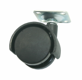 Опора колёсная с площадкой, d=40, h=59 пластмасса (100) мт