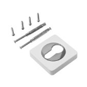 Накладка RENZ ET 02 SW/CP (супер белый/хром блестящий)