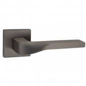 Ручка дверная RENZ INDH 98-03 MBN "Эннио", матовый черный никель