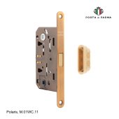 Защелка врезная магнитная под фиксатор PORTA DI PARMA Polaris M.01WC.11 Матовый кофе