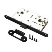Замок под цилиндр RENZ LB 85 PL Black (черный)