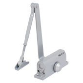 БУЛАТ Доводчик дверной ULTIMATE (УЛЬТИМЕЙТ) ДД-60 A-S (25-80 кг) серебро, морозостойкий(10)