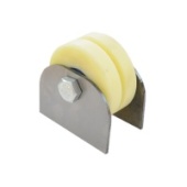 Ролик капролон d 50мм под полосу на пластинах Р2521