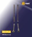 Стяжки для ручек на планке M4-PL2  AB MSM