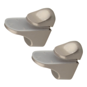 Комплект креплений для полки "ZY-1186" 50х57 мм SN (никель) 2 шт MARLOK (12)