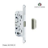 Защелка врезная магнитная под фиксатор PORTA DI PARMA Polaris M.01WC.01 Полированный хром