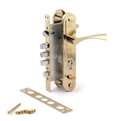 Замок тяжёлый Apecs T-0523-C-G-L (T5DG L)