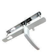 Ручки дверные алюминиевые на планке V1-92W белый RAL 9016 Ручки дверные алюминиевые на планке V1-92W белый RAL 9016