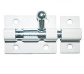 Задвижка накладная ЗТ7 пол. белый (200) мт