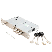 Замок врезной ГАРДИАН-8015-4кл дл.кл.(ЗК303Н-01)